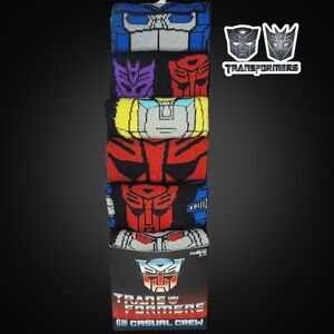 🆕️ TRANSFORMERS Casual Crew Socks Set